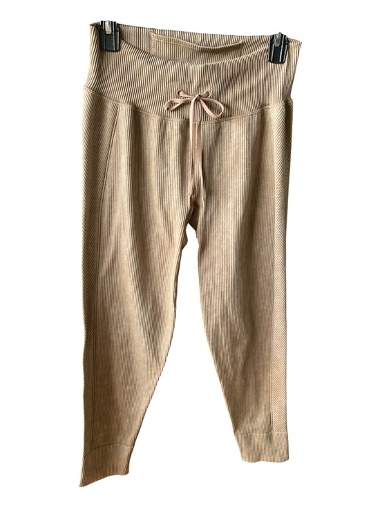 Victoria’s Secret PINK Active Pants - Victoria’s Secret PINK Active Ribbed High-Waisted Leggings - Beige - Size M